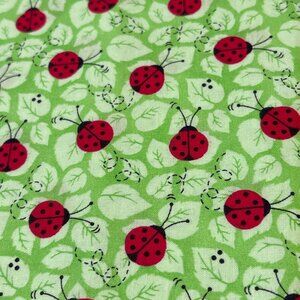 Ladybug Charm Fabric by Patty Reed Designs 2006 Laurie Campbell 3/4 yard x 44" C
